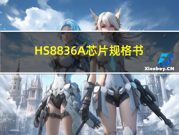 HS8836A芯片规格书的相关图片