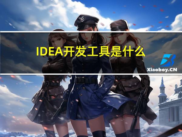 IDEA开发工具是什么的相关图片