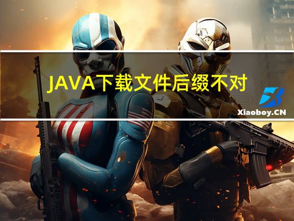 JAVA下载文件后缀不对的相关图片