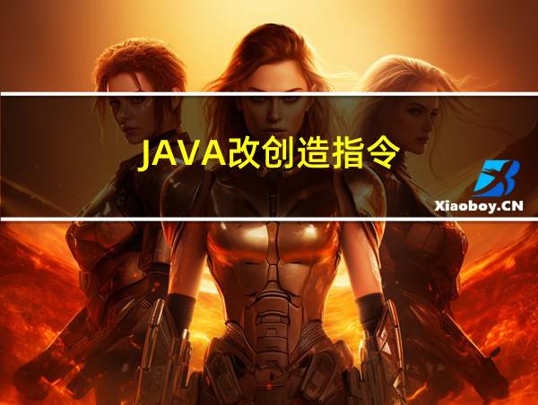 JAVA改创造指令的相关图片