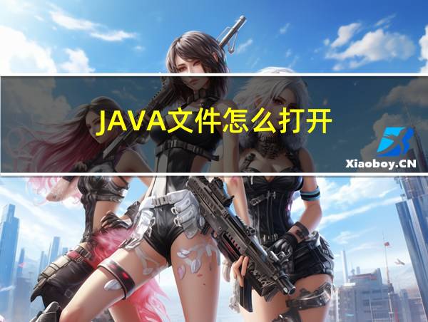 JAVA文件怎么打开的相关图片