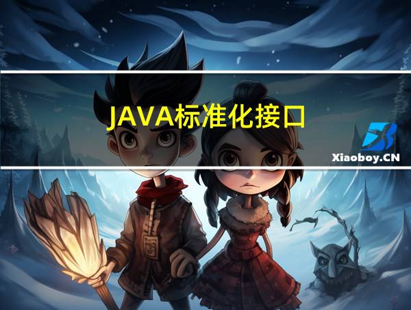 JAVA标准化接口的相关图片