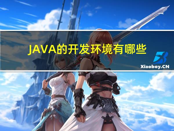 JAVA的开发环境有哪些的相关图片