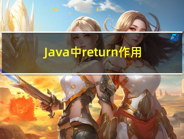 Java中return作用的相关图片