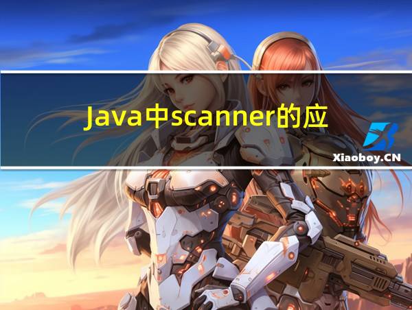 Java中scanner的应用场景的相关图片