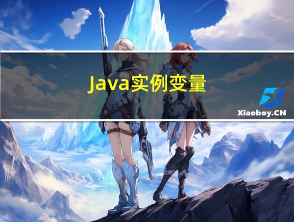 Java实例变量的相关图片