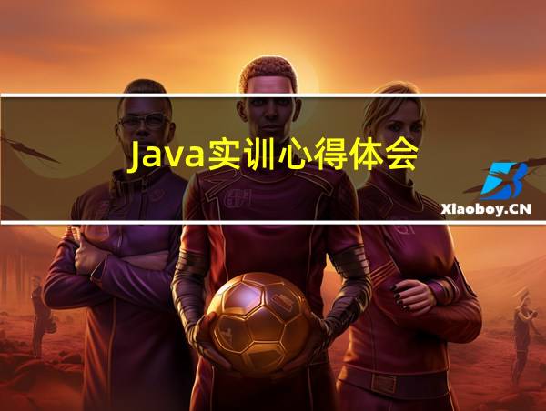 Java实训心得体会的相关图片