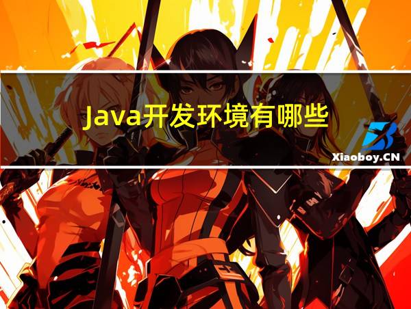 Java开发环境有哪些的相关图片