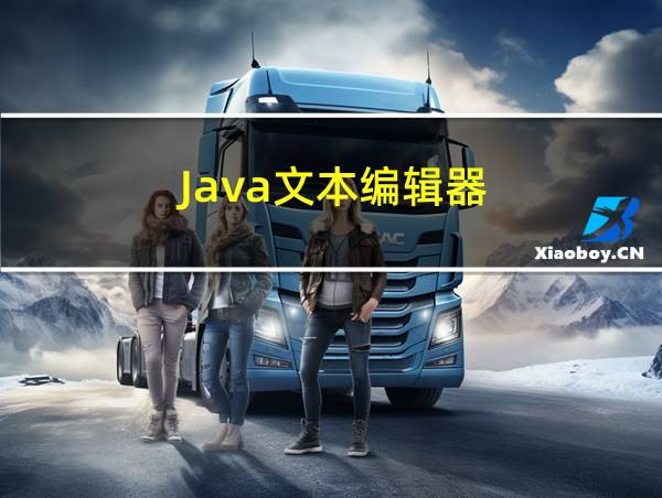 Java文本编辑器的相关图片