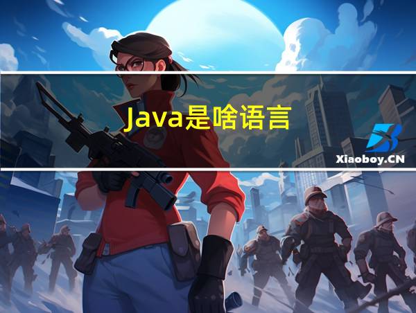 Java是啥语言的相关图片