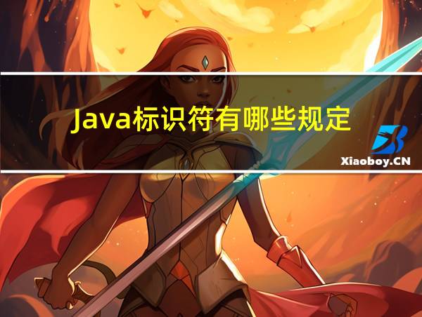 Java标识符有哪些规定的相关图片