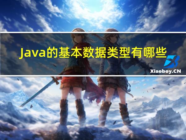 Java的基本数据类型有哪些?的相关图片