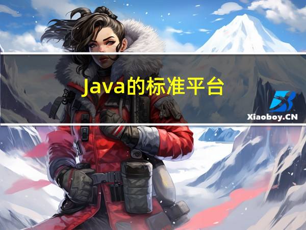 Java的标准平台的相关图片