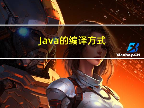 Java的编译方式的相关图片