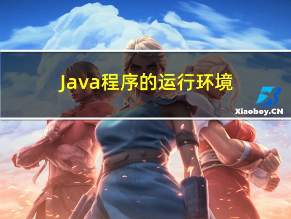 Java程序的运行环境的相关图片