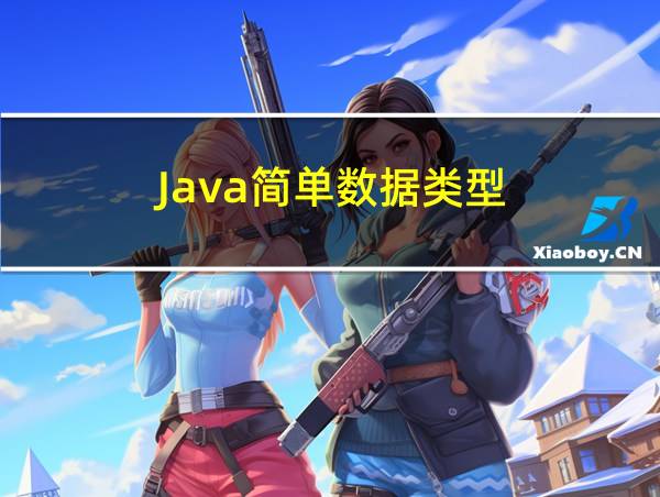 Java简单数据类型的相关图片