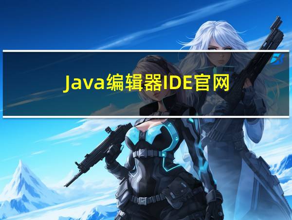 Java编辑器IDE官网的相关图片