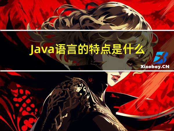 Java语言的特点是什么的相关图片