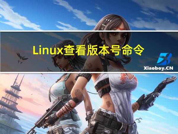 Linux查看版本号命令的相关图片