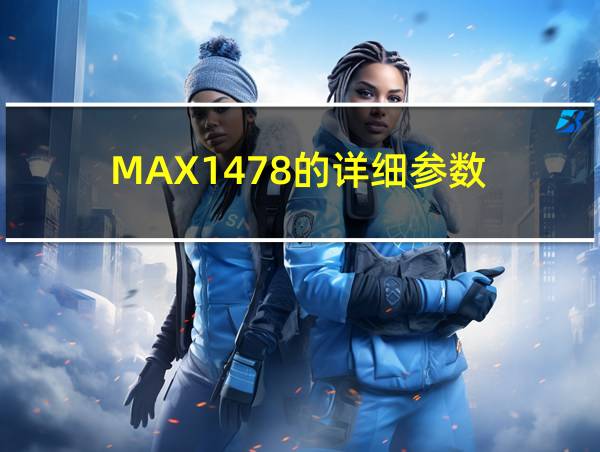 MAX1478的详细参数的相关图片