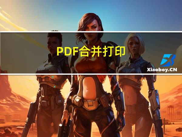 PDF合并打印的相关图片