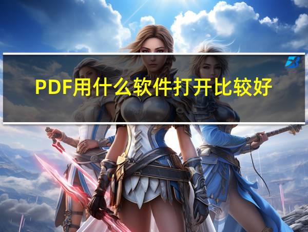 PDF用什么软件打开比较好的相关图片