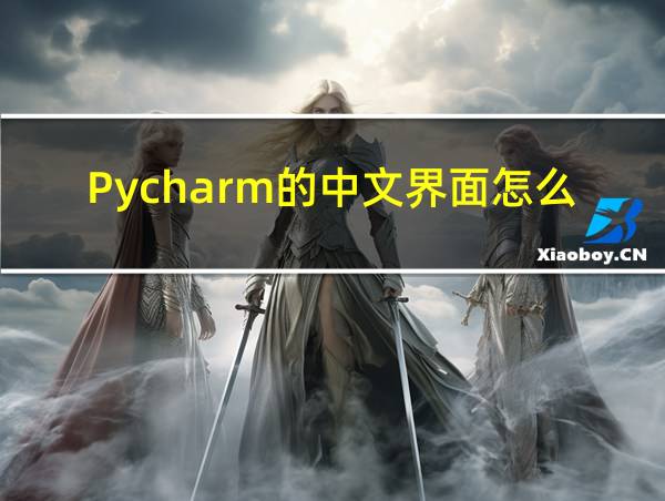 Pycharm的中文界面怎么设置的相关图片