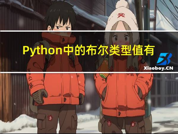 Python中的布尔类型值有哪些的相关图片