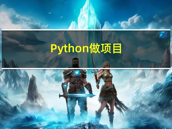 Python做项目的相关图片