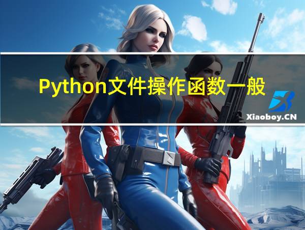 Python文件操作函数一般有哪些的相关图片