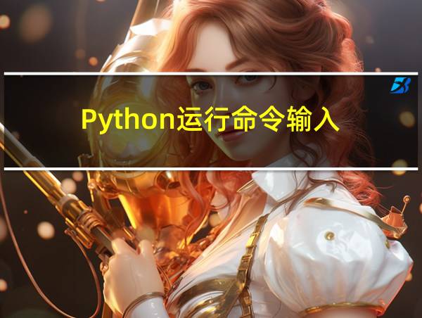 Python运行命令输入的相关图片