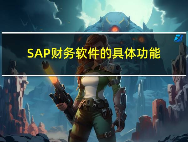 SAP财务软件的具体功能的相关图片