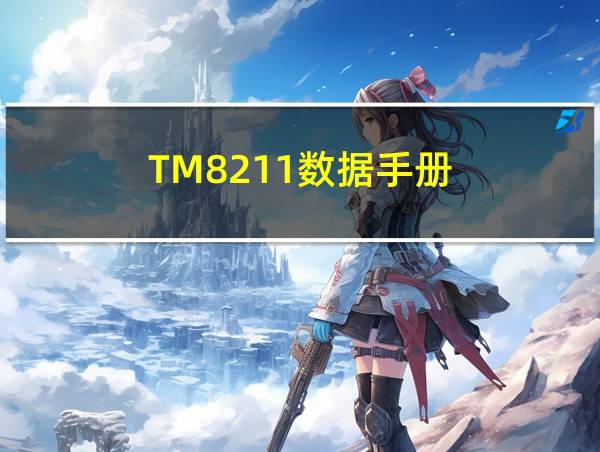 TM8211数据手册的相关图片