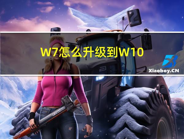 W7怎么升级到W10的相关图片