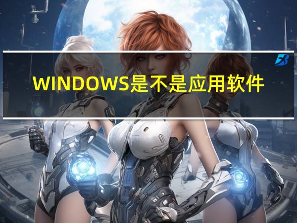 WINDOWS是不是应用软件的相关图片