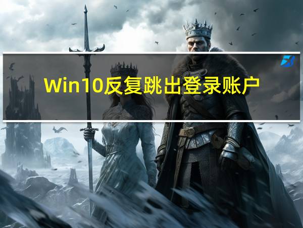 Win10反复跳出登录账户的相关图片