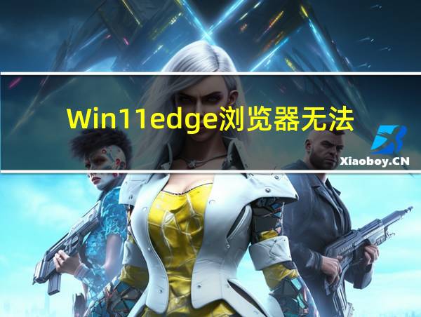 Win11edge浏览器无法访问此页面的相关图片