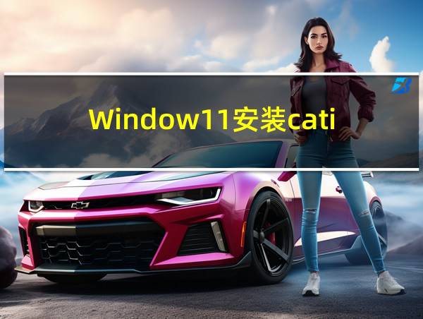 Window11安装catia2020的相关图片