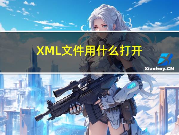 XML文件用什么打开的相关图片