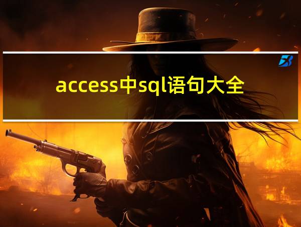 access中sql语句大全的相关图片