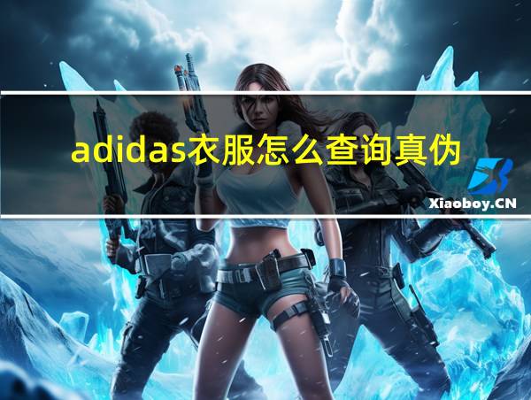 adidas衣服怎么查询真伪的相关图片