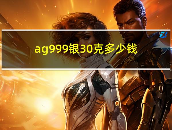 ag999银30克多少钱的相关图片