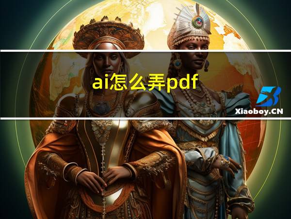 ai怎么弄pdf的相关图片