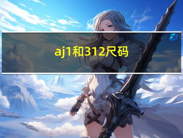 aj1和312尺码的相关图片