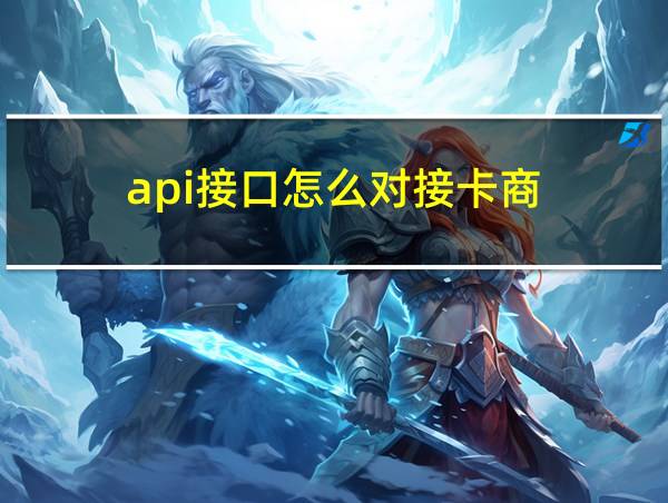 api接口怎么对接卡商的相关图片