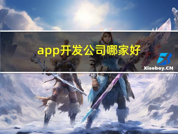 app开发公司哪家好?的相关图片