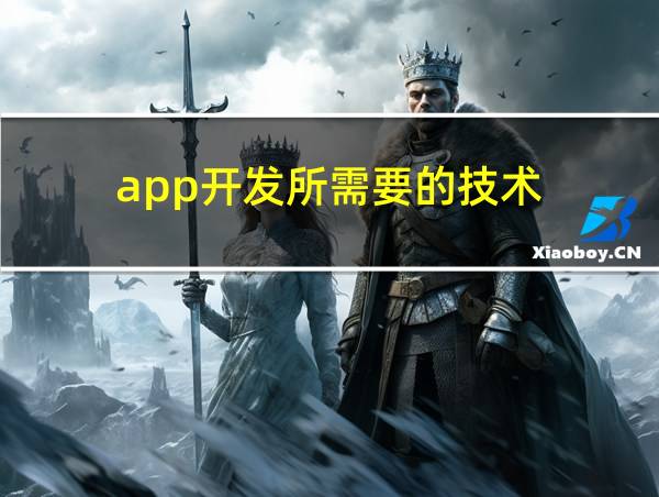 app开发所需要的技术的相关图片