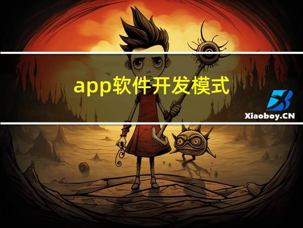 app软件开发模式的相关图片