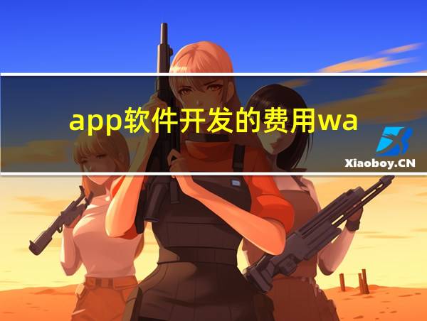 app软件开发的费用wa的相关图片