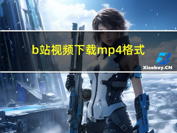 b站视频下载mp4格式的相关图片